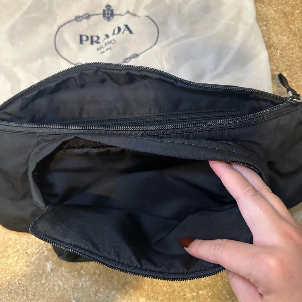Prada Black Nylon Waist Bag - Picture 7 of 15